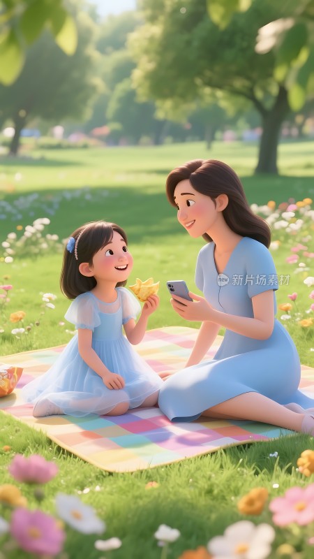 母女共度美好时光