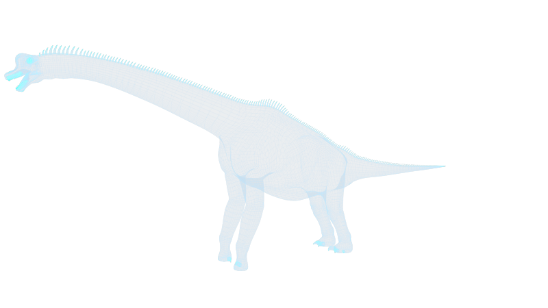 恐龙 Brachiosaurus 腕龙