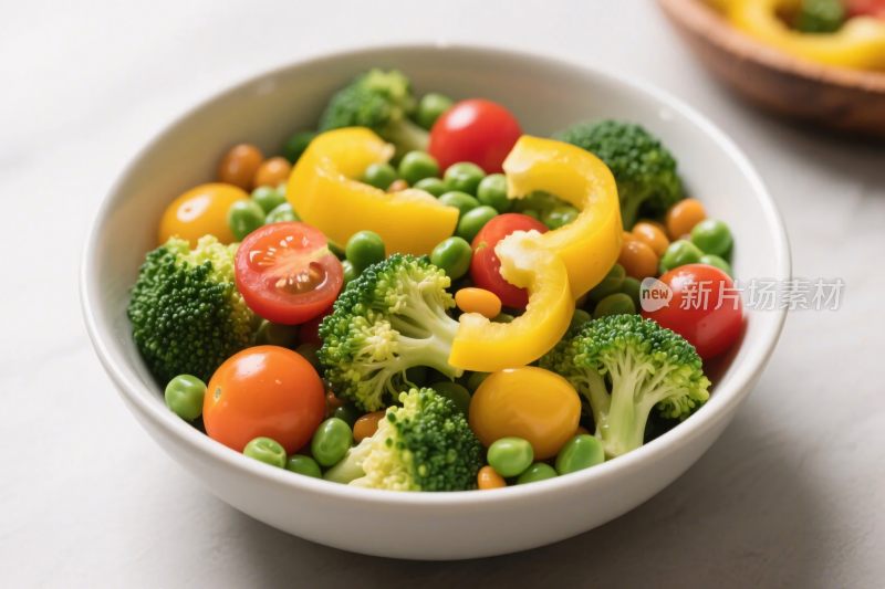 新鲜蔬菜水果碗装食材