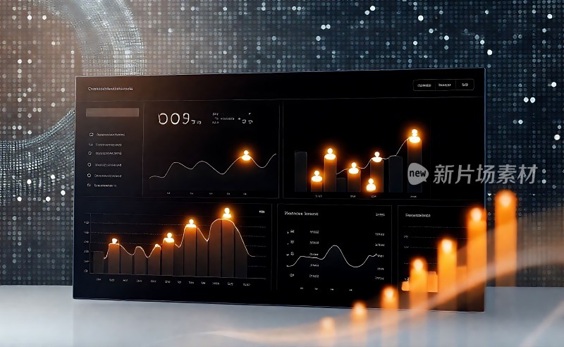 新片场素材数据图表展示