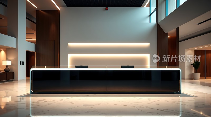 现代大厅接待区设计