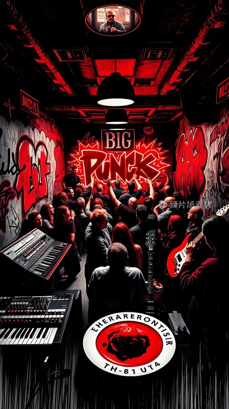 大朋克乐队现场演出