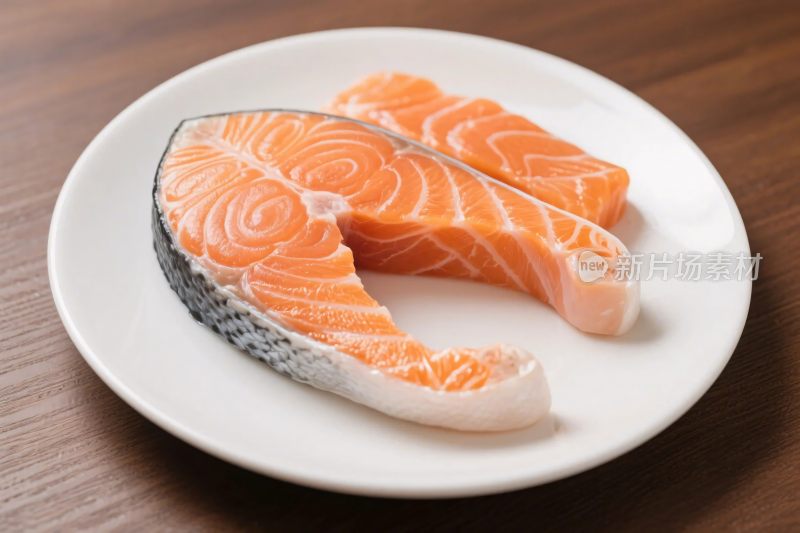 三文鱼食材展示