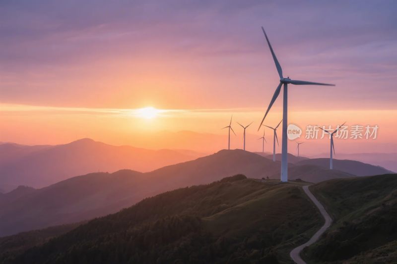 山地风电景观