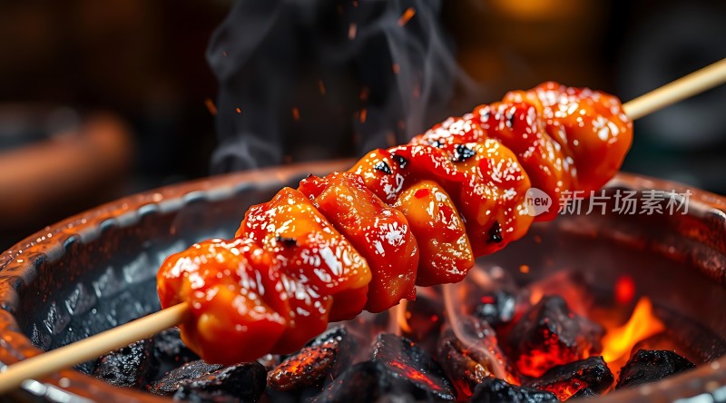 烤串香气四溢诱人食欲