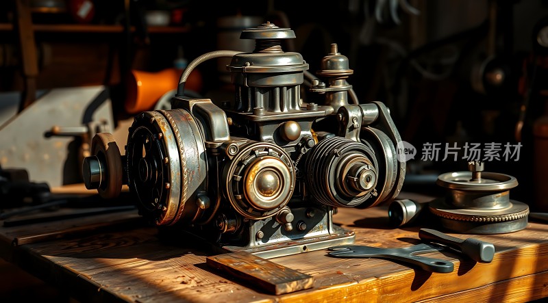 蒸汽机时代复古机械之美