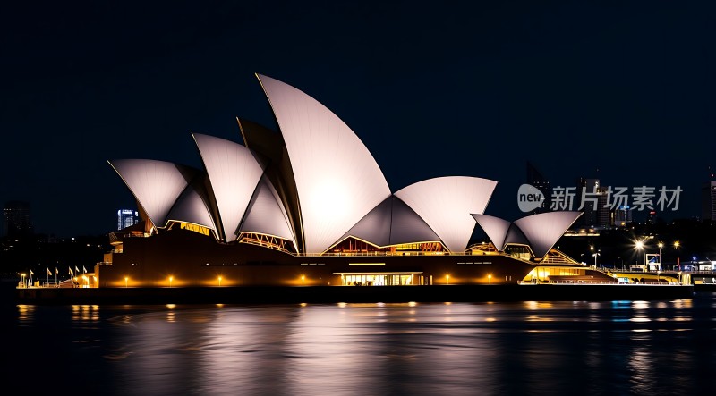悉尼歌剧院夜景