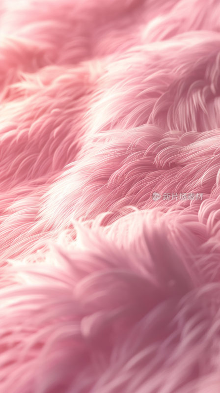 粉色毛绒材质的柔软感背景素材