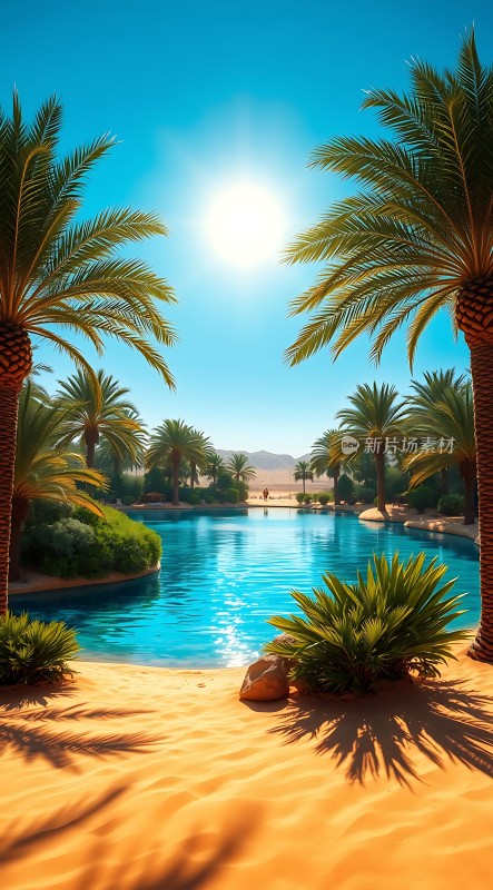 阳光下的热带风情