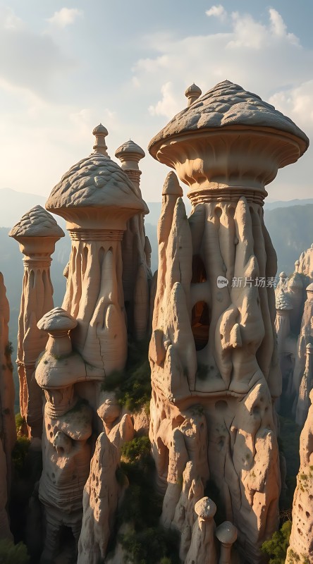 奇石林立自然雕塑群