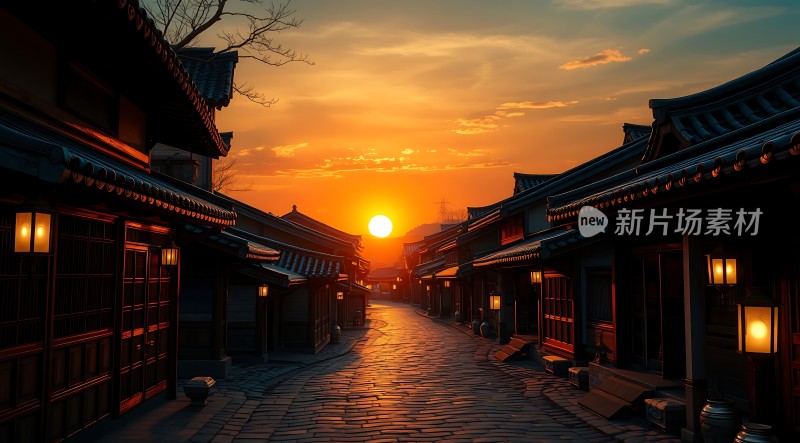 日落古街