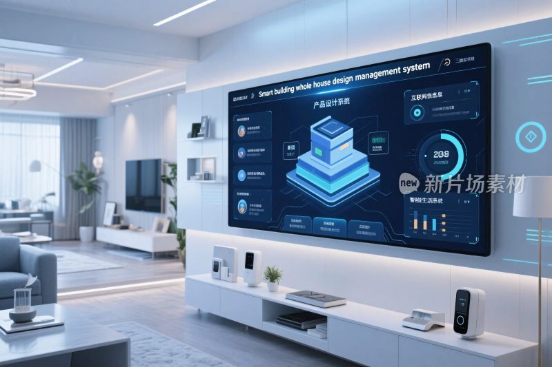 智能客厅智能屏幕界面