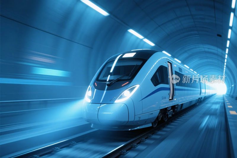 未来高速列车隧道
