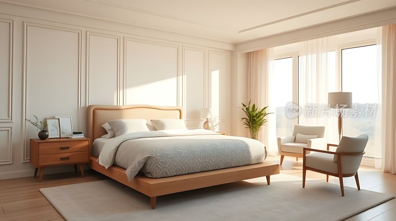 现代卧室设计简约风格温馨舒适