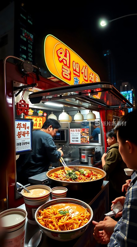 韩式街头美食大碗面