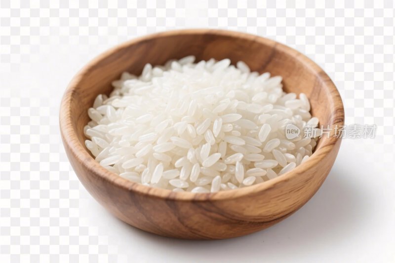 木碗中的白米