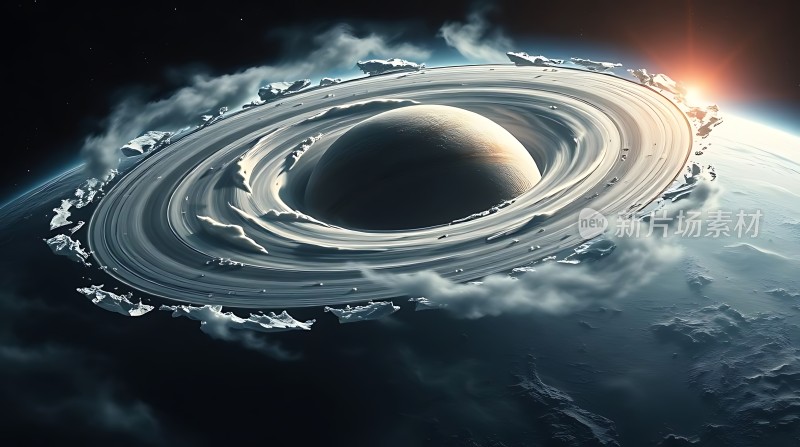 太阳系神秘行星环