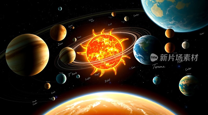 太阳系全景展示
