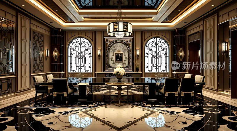 豪华会议室高端大气适合商务洽谈