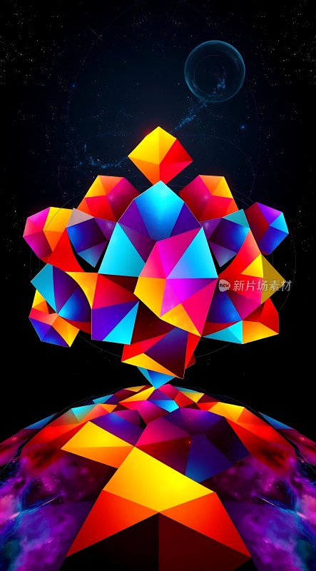多彩几何艺术世界