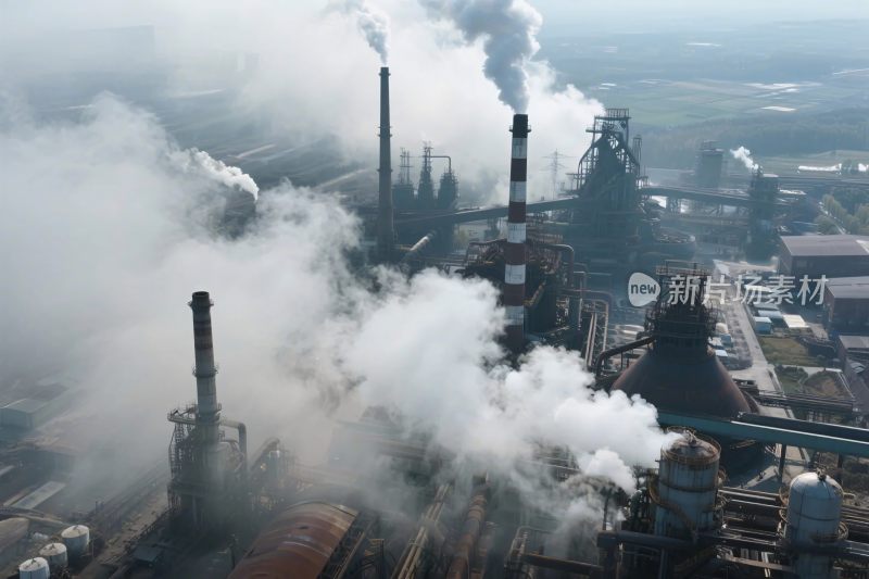 工业烟囱废气排放