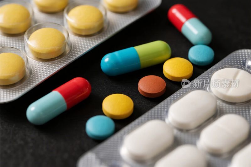 药品摆放摄影图