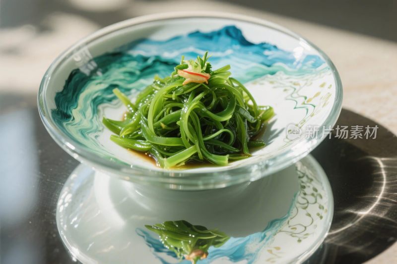 清蒸海带食材展示