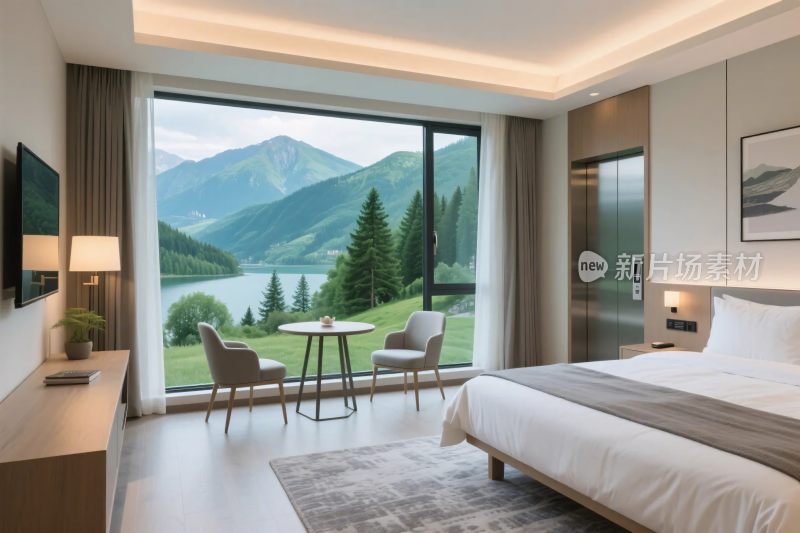 高档酒店客房景观