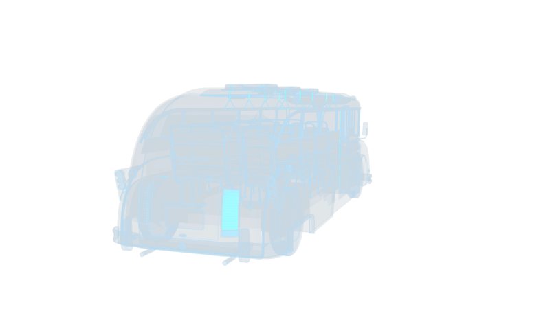 公交车 科幻透明 交通工具旅游大巴汽车2