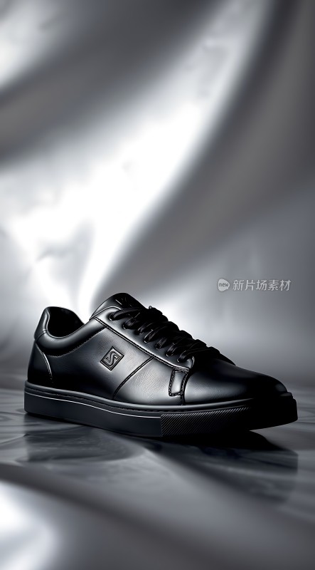 黑色皮鞋简约时尚质感十足