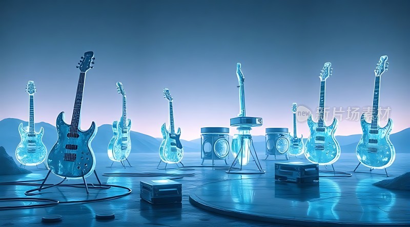 冰蓝色吉他乐队组合