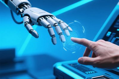 机器人与人类交互场景 机器人与人类交互场景