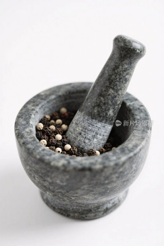 石制研钵与胡椒