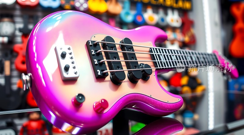 炫彩电吉他展示