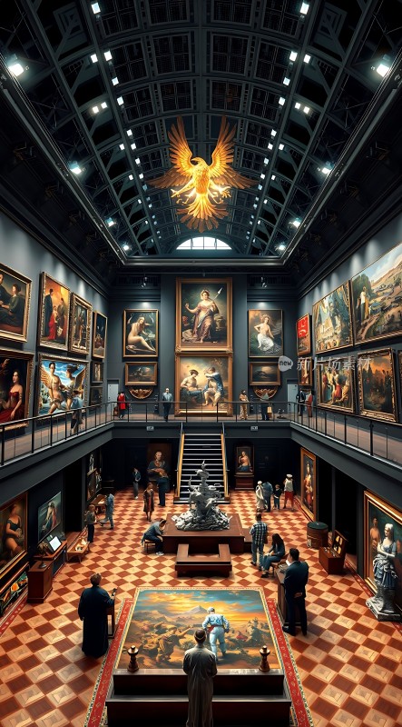 艺术殿堂经典画作与雕塑荟萃之地