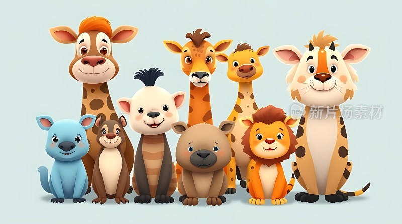 卡通动物大集合