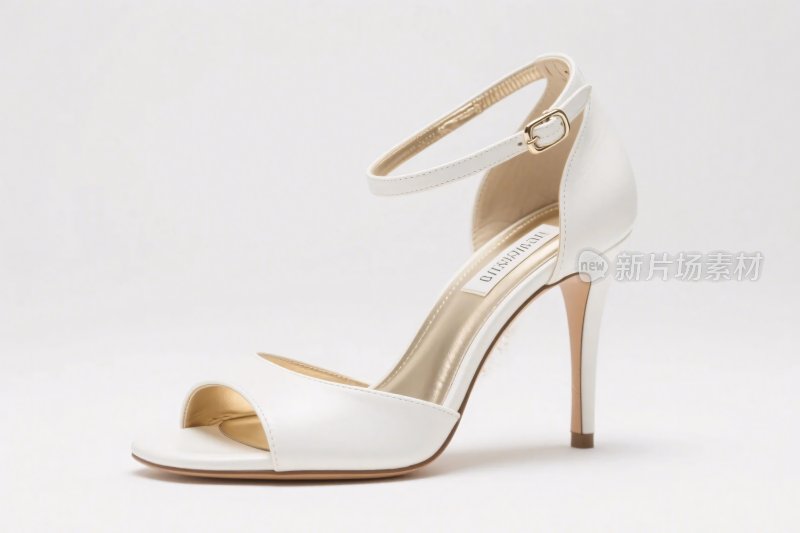 白色女式高跟鞋