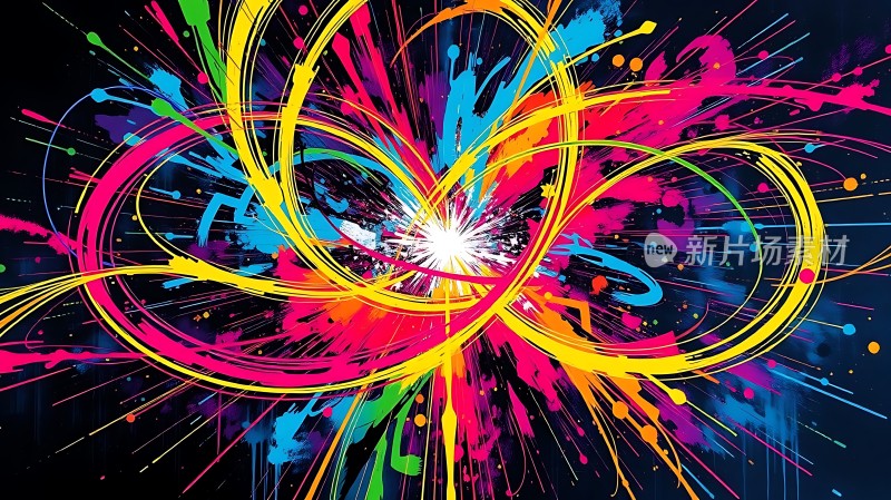 五彩斑斓的艺术爆炸