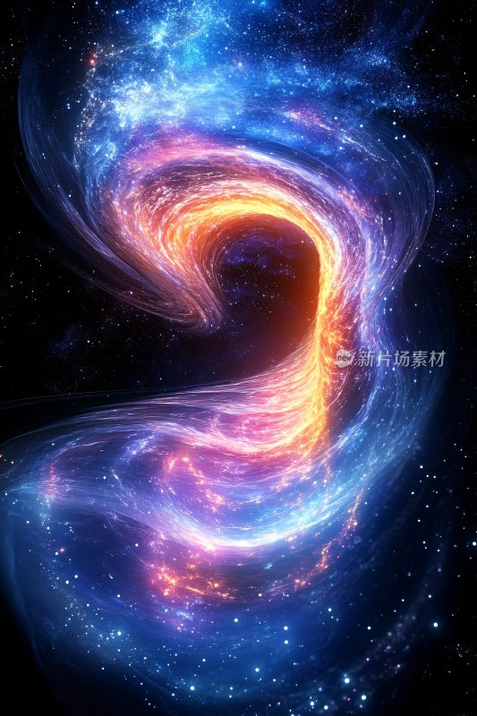 梦幻绚丽的宇宙漩涡景象
