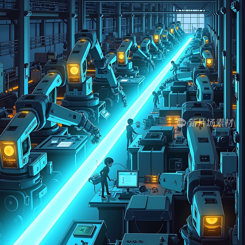 未来工厂人与机器的协作交响曲
