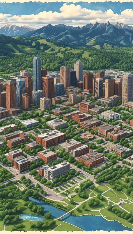 印第安纳州城市地图