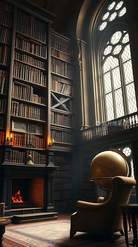 古董书房里的温暖与智慧