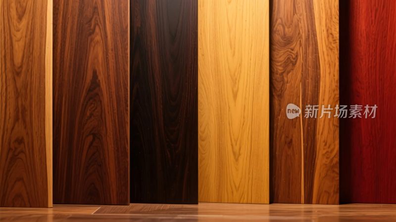 多种木纹板材展示