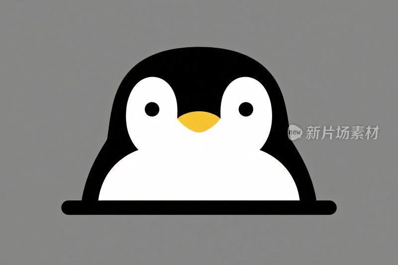 卡通企鹅矢量插画