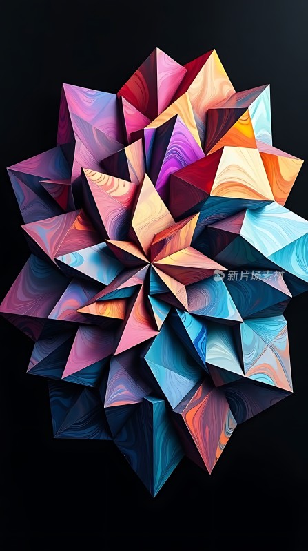 多彩几何艺术
