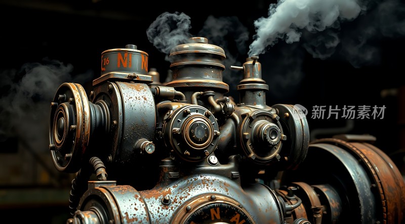 蒸汽机时代复古机械之美