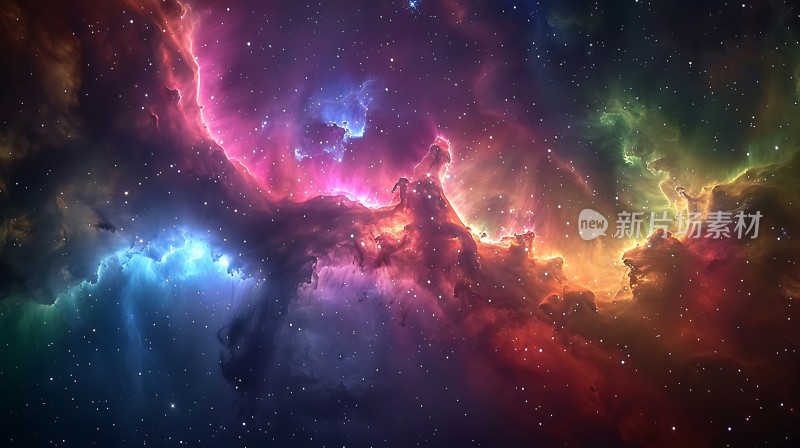 宇宙奇观星云幻彩