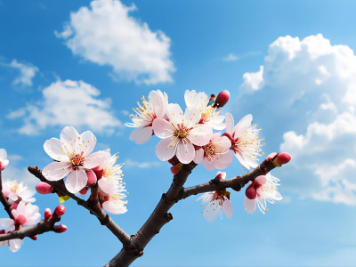 花朵天空温馨粉色