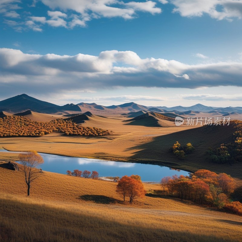 乌兰布统秋景如画