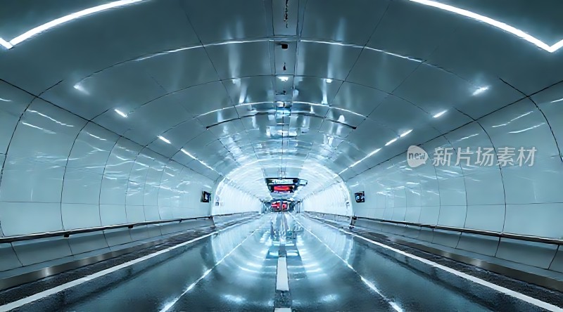 现代隧道风光